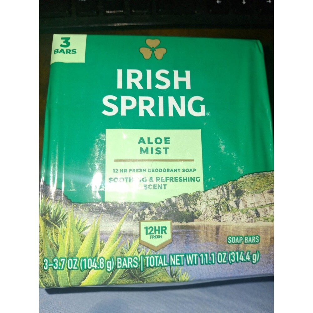 Irish Spring Aloe Mist soap 3 Bars